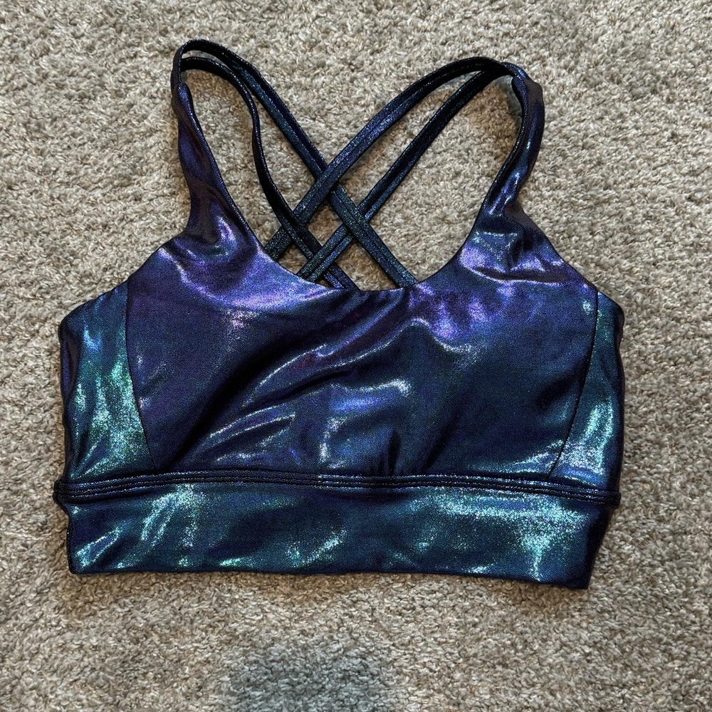 Buffbunny Rosa Sports Bra V2- Mood Ring Holographic